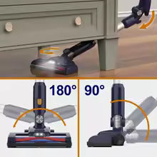 Aspirateur balai sans fil N7, 35kPa, cartouche anti-poussière 1,2 L, batterie perfective, temps de fonctionnement jusqu'à 55 apprentis, main 6 en 1