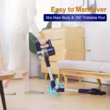 Aspirateur balai sans fil N7, 35kPa, cartouche anti-poussière 1,2 L, batterie perfective, temps de fonctionnement jusqu'à 55 apprentis, main 6 en 1