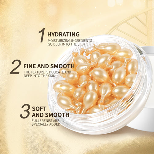 Mercilen Sérum de Rajeunissement de la Peau Essence Capsule Blanchissant Fullerène Placenta Vitamine-Infusé Liquide pour le Vieillissement de la Peau