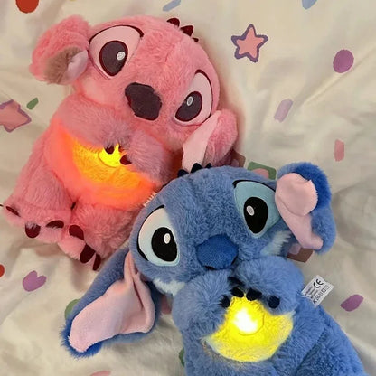 Disney Kawaii point ange en peluche poupée dessin animé Figure son et lumière respiration dormir Peluches
