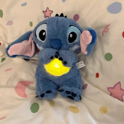 Disney Kawaii point ange en peluche poupée dessin animé Figure son et lumière respiration dormir Peluches