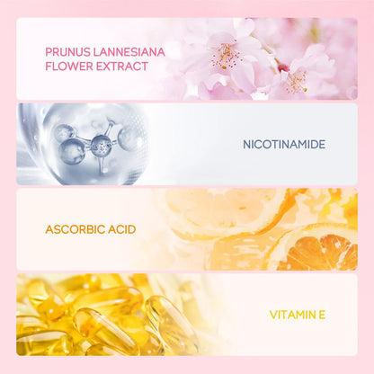 Gels douche Lotion fleur de cerisier lisse nettoyage doux parfumé hydratant soins de la peau