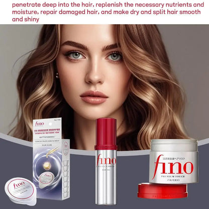 Japanese Fino Shampoo Conditioner Hair Collagen Keratin Hairs Conditioner Nourishing Dry Damaged Hair Care Repairs Hair Mask