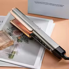 Fer à lisser - 2 en 1 Sèche-cheveux et lisseur humides à secs Chauffage rapide 13 températures Arrêt automatique