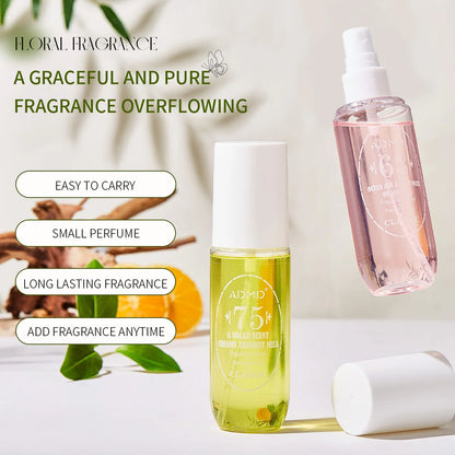 Spray corporel parfum numérique, parfum naturel longue durée, sans alcool, parfum d'huile essentielle brésilienne concassée populaire