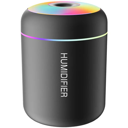 Mini humidificateur d'air électrique USB 180ML, diffuseur d'arôme, purificateur d'huile essentielle, brumisateur d'aromathérapie, lumières pour  maison, chambre à coucher