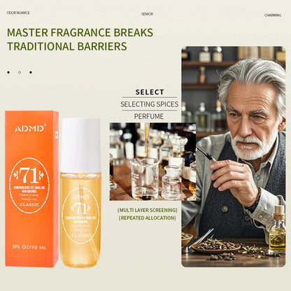 Spray corporel parfum numérique, parfum naturel longue durée, sans alcool, parfum d'huile essentielle brésilienne concassée populaire