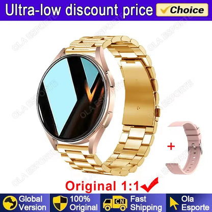 2025 nouvelles femmes SmartWatch Bluetooth appel dame montres Sport étanche fréquence cardiaque sommeil montre intelligente pour les femmes