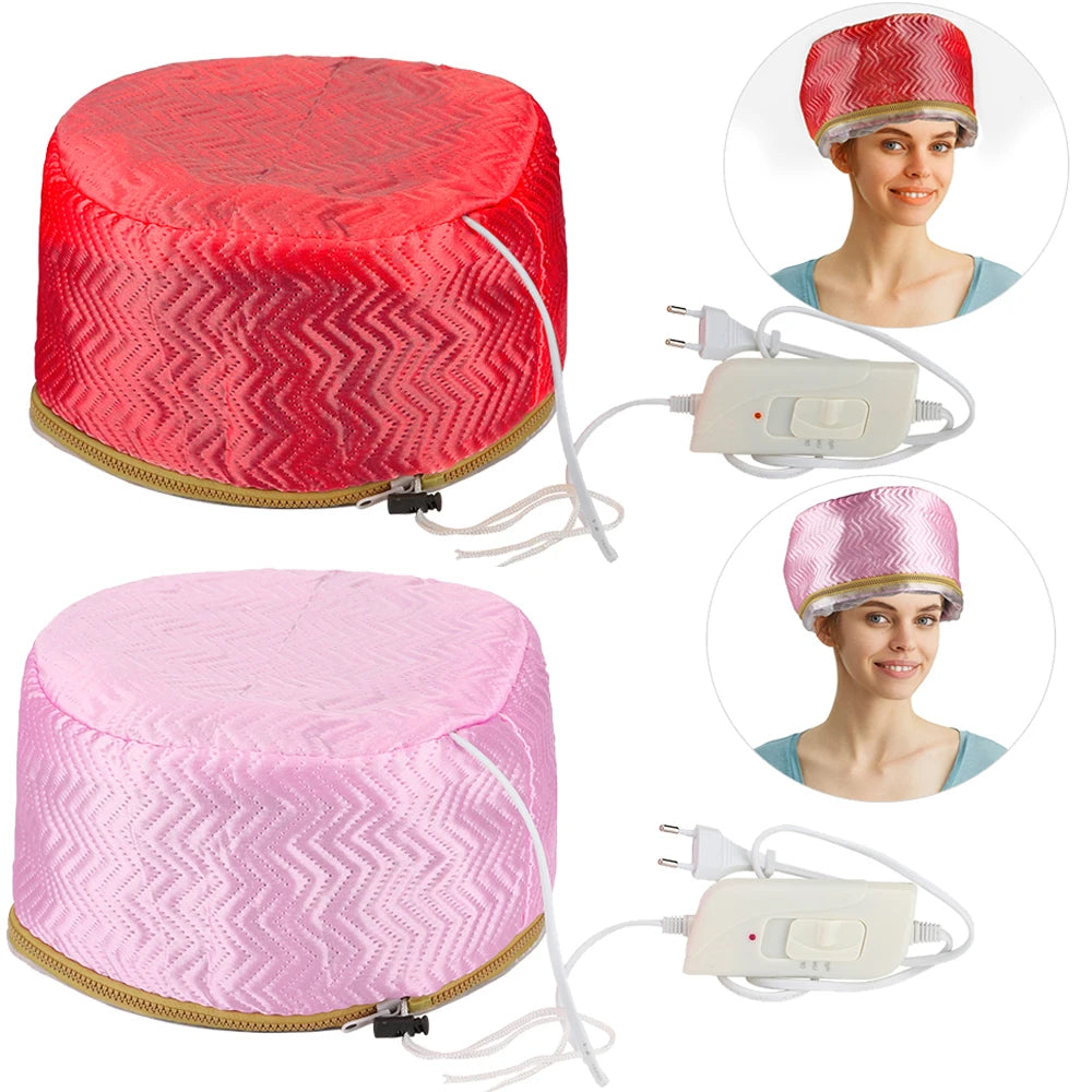 Bonnet chauffant électrique pour cheveux, bonnet de traitement thermique, bonnet auto-chauffant et étanche, soins capillaires nourrissants pour SPA