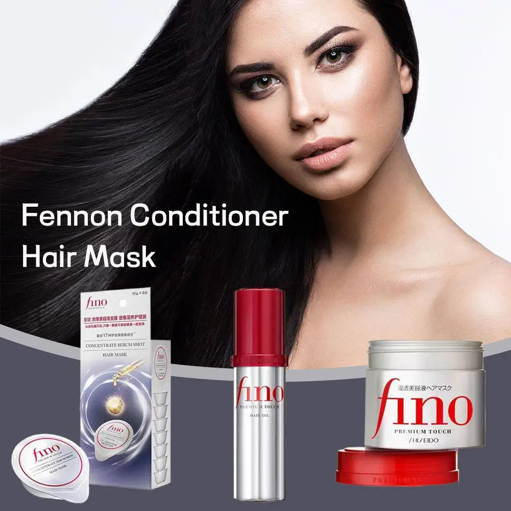 Japanese Fino Shampoo Conditioner Hair Collagen Keratin Hairs Conditioner Nourishing Dry Damaged Hair Care Repairs Hair Mask